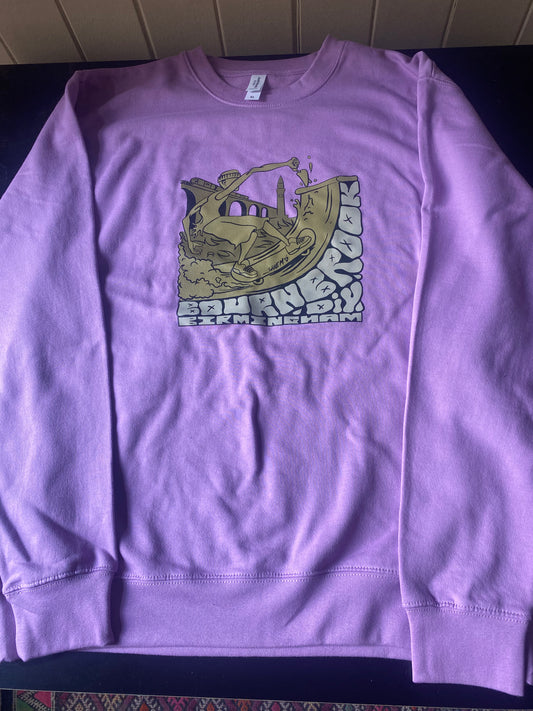 Bournbrook DIY skatepark 4 colour artwork lavender crew